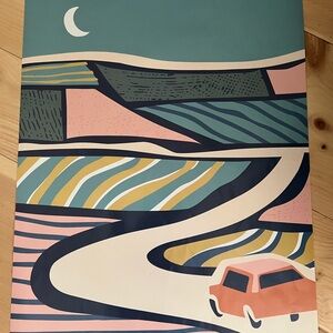 Colorful Abstract Landscape Art Print